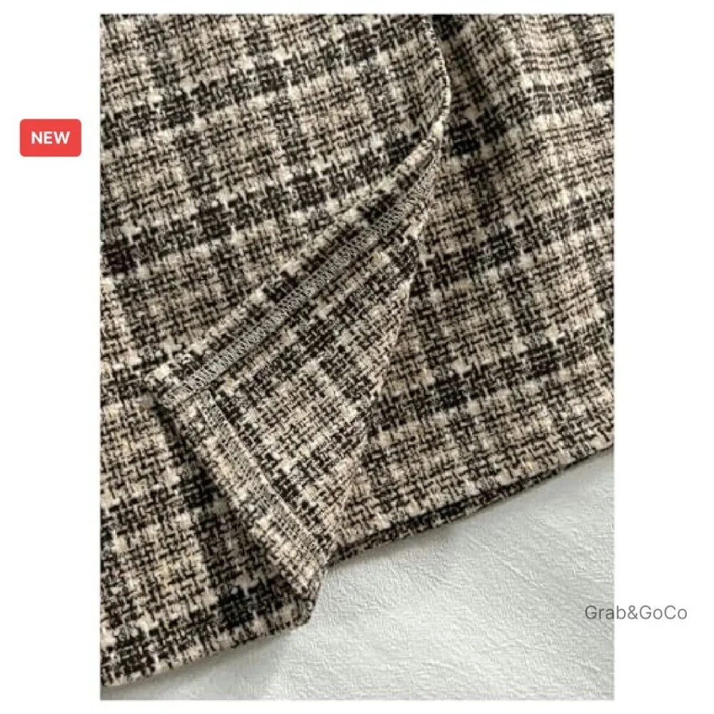 Vintage Gingham Plaid Wrap Skirt with Belt Y2K Retro Chic A-Line Style